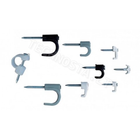 Kabelio laikikliai SC, D=2mm - 26mm | Tvirtinimo detalės Kabelio laikikliai SC, D=2mm - 26mm | Technosta - tvirtinimo detalės